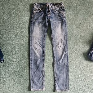 Miss Me Women's Skinny Jeans in Faded Blue